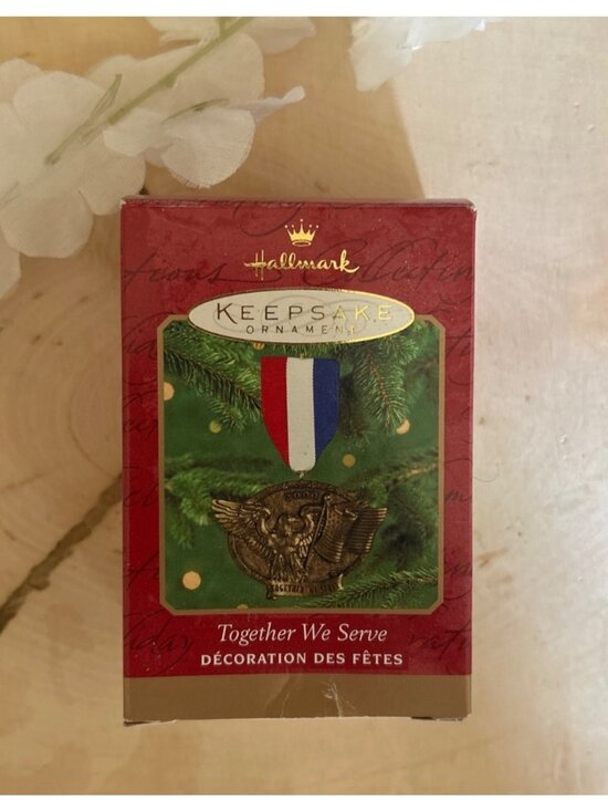 Hallmark Other - Hallmark Keepsake Ornament 2000 Together We Serve Patriotic Eagle Design Box